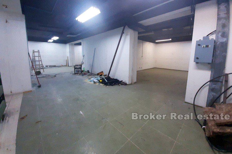 Business space on two floors