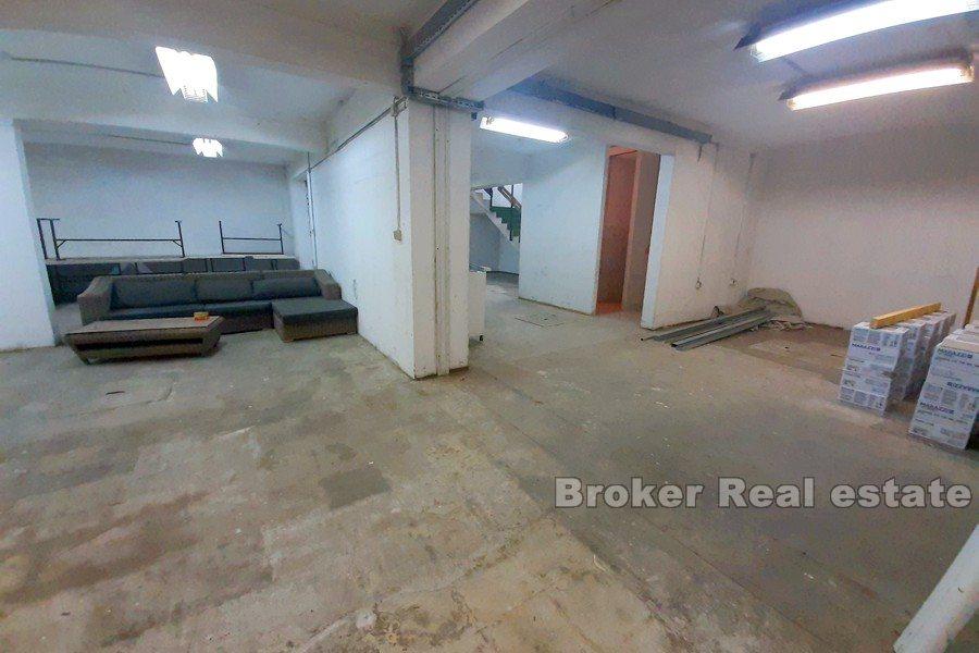 Business space on two floors