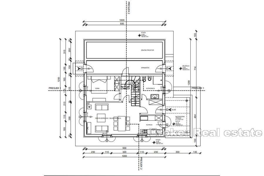 Building land with sea view