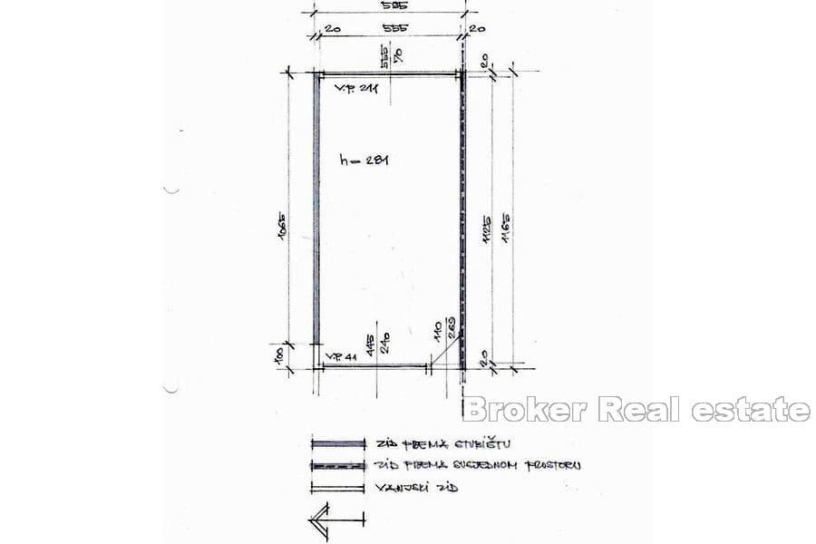 Forretningslokaler på et hyppig sted