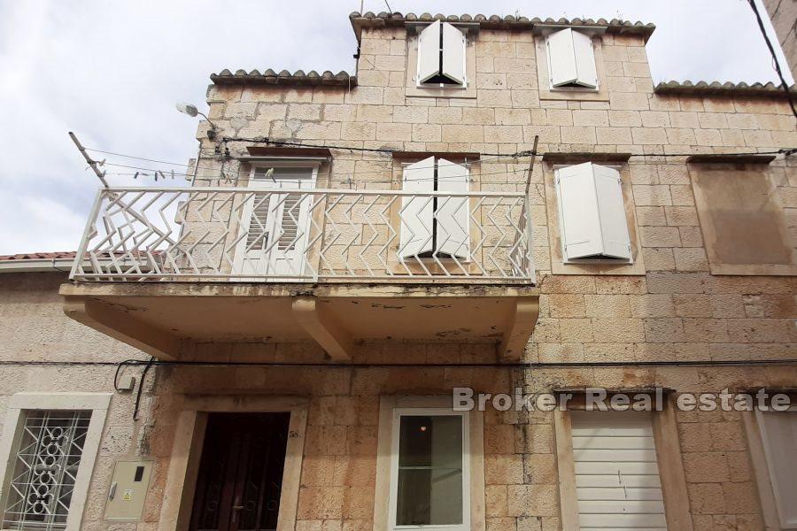 Semi-detached stone house