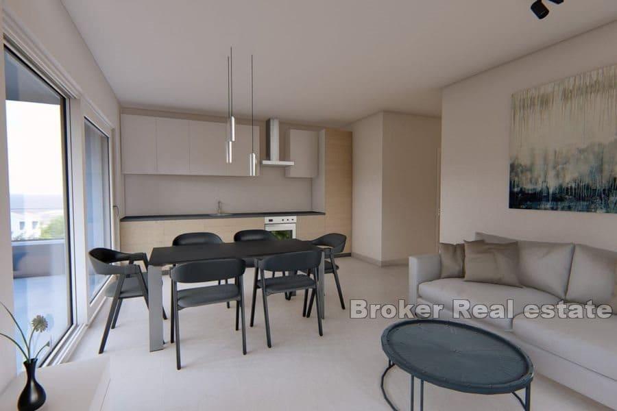 Apartments with a sea view