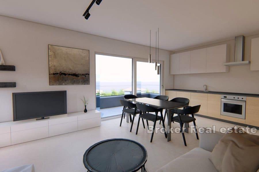 Apartments with a sea view