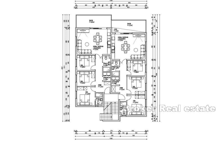 Apartments with a sea view