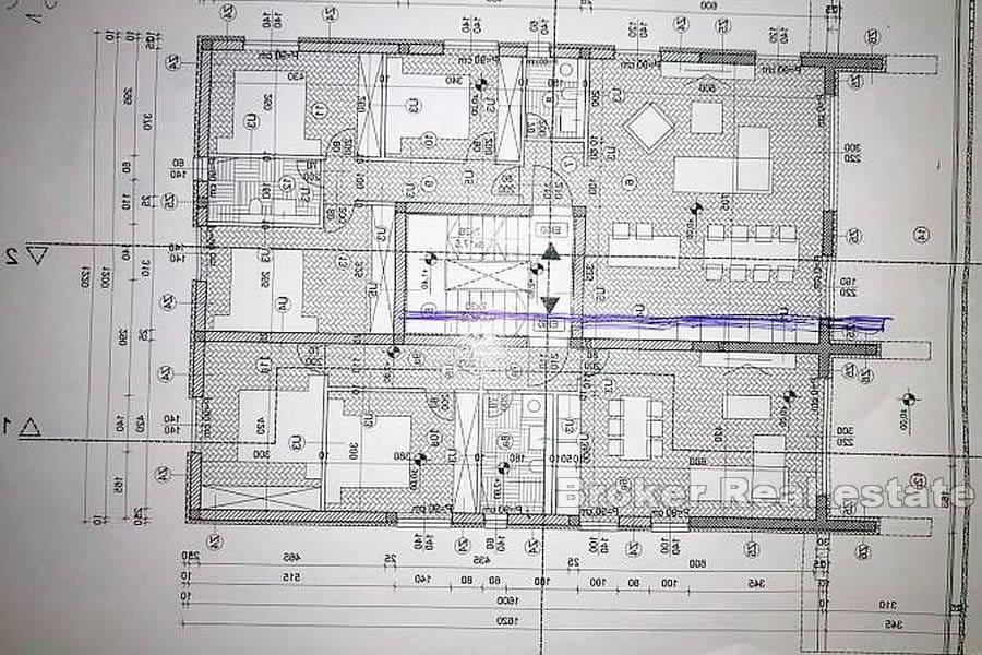 Appartamento con vista mare, nuova costruzione