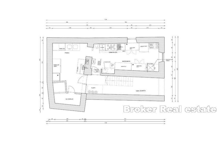 Restaurant in the old town center