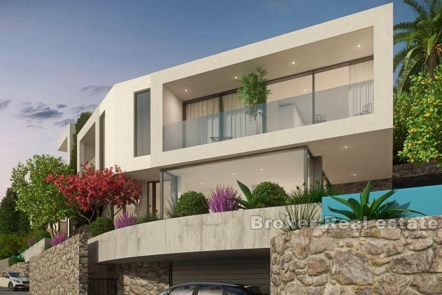 Building land with a project, first row to the sea