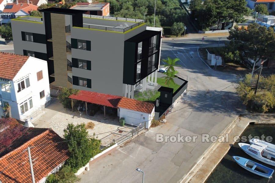 Appartements modernes au premier rang de la mer