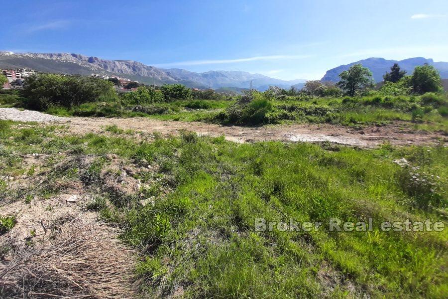 Building land in the business zone