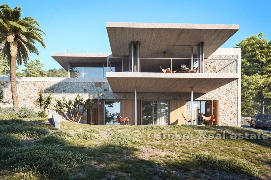 Elegant building plot with a project