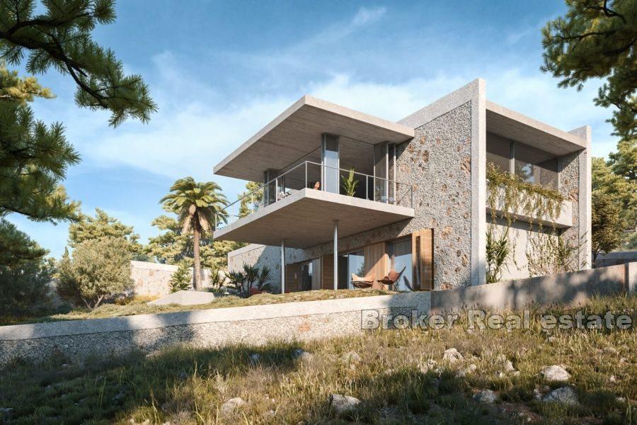 Elegant building plot with a project