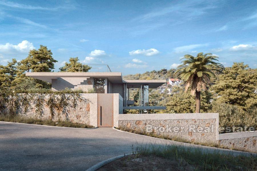 Elegant building plot with a project