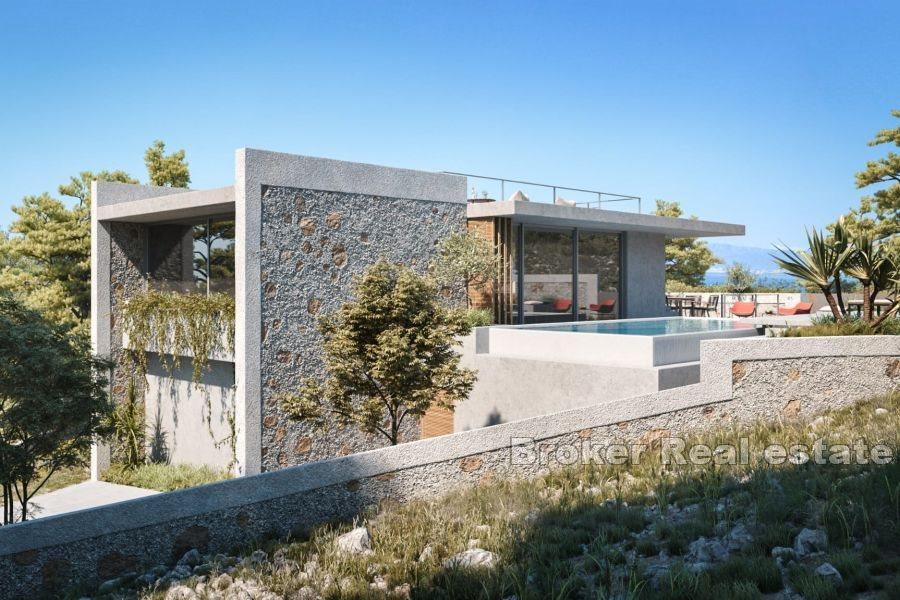 Elegant building plot with a project