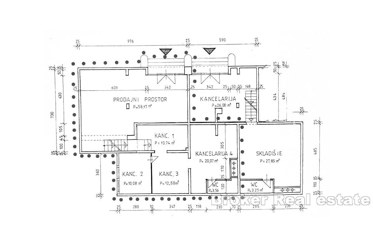 Odlično pozicionirani dvoetažni poslovni prostor