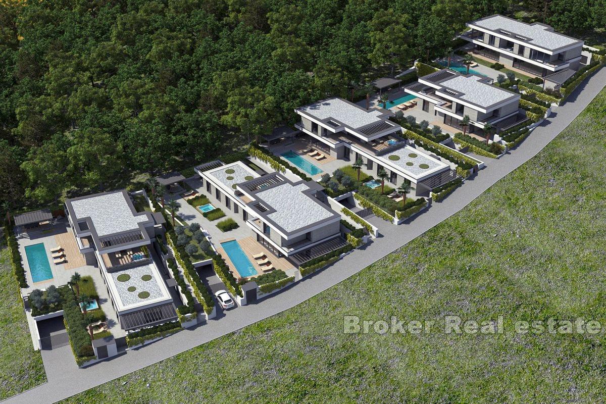 A spacious building plot near the sea with a view