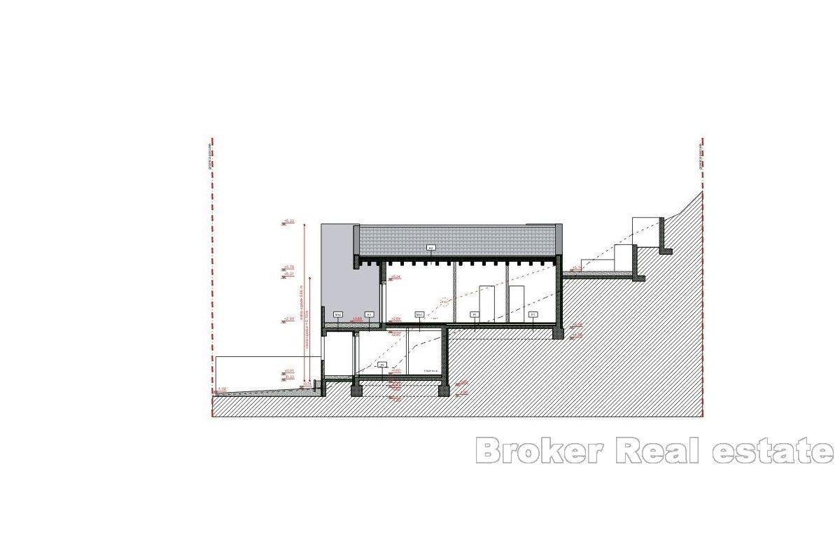Baugrundstück mit Bauprojekt