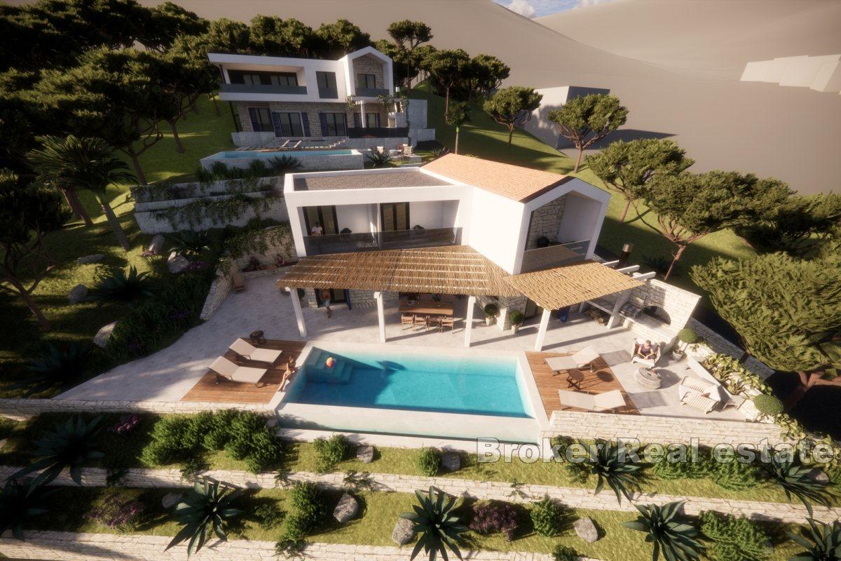 Modern villa with pool and a sea view for sale