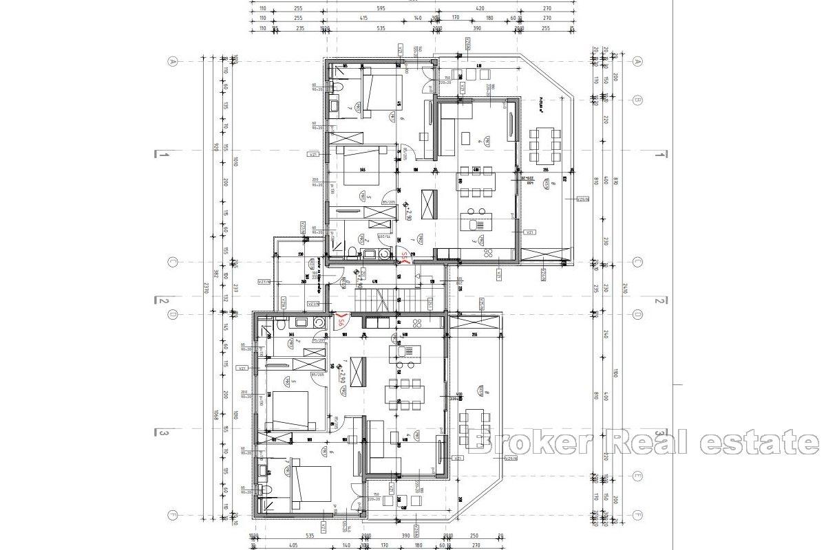 Im Bau befindliche Apartments mit Pool und Meerblick
