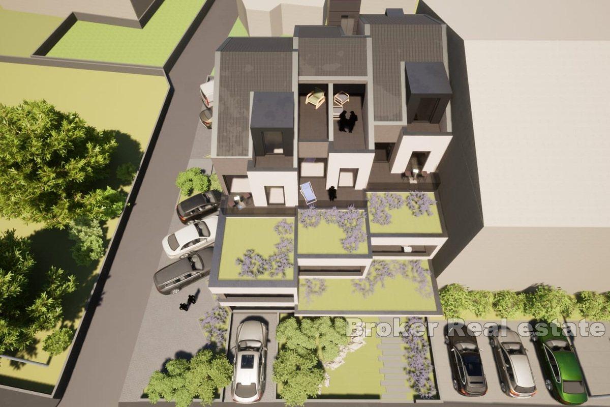Nowoczesne apartamenty w pierwszym rzędzie nad morzem