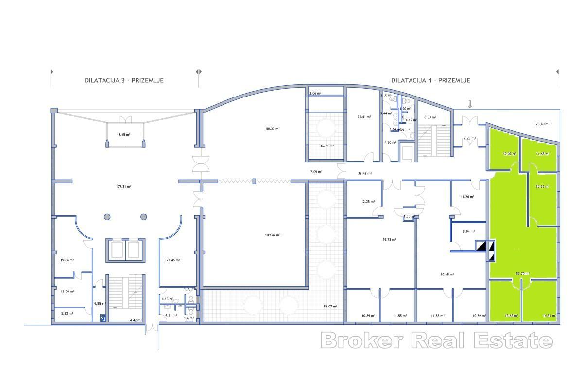 Wielofunkcyjna powierzchnia biurowa na terenie kampusu uniwersyteckiego