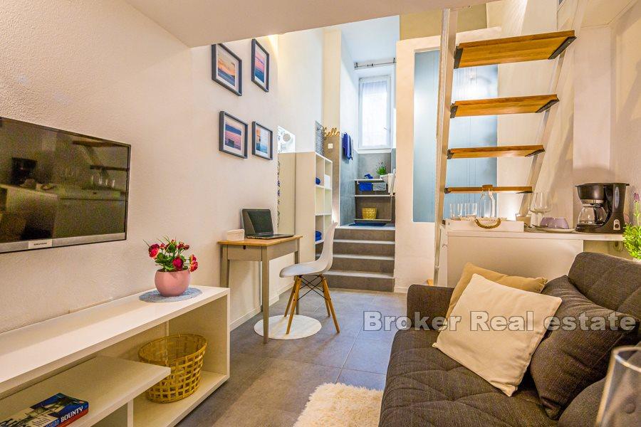 Apartment as 2 units, center