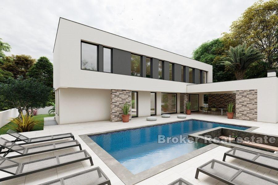 Maison moderne avec piscine