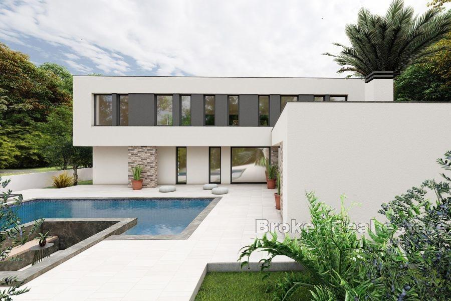 Maison moderne avec piscine