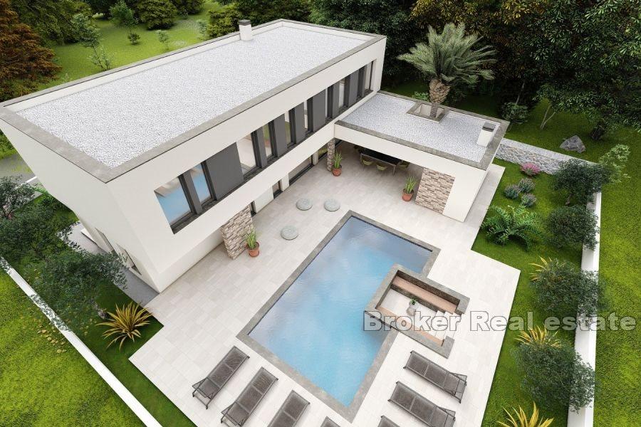 Maison moderne avec piscine