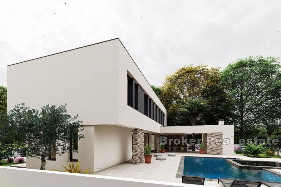 Maison moderne avec piscine