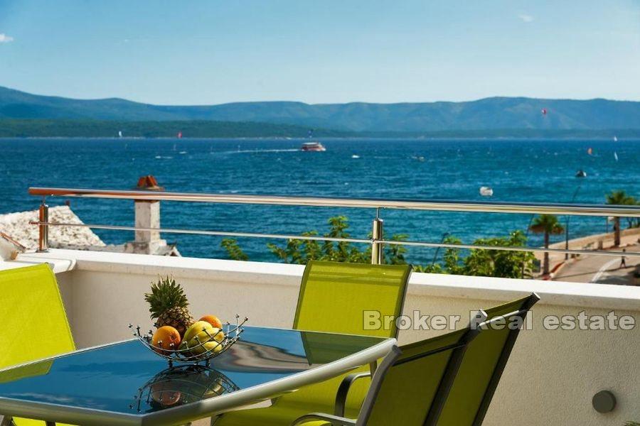 Stone house with pool and sea view