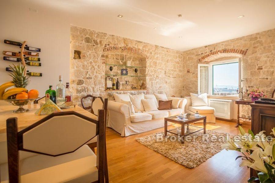 Split Zentrum, exklusive Wohnung mit Meerblick