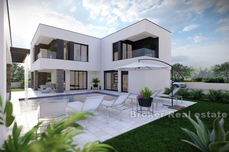 Modern house with pool