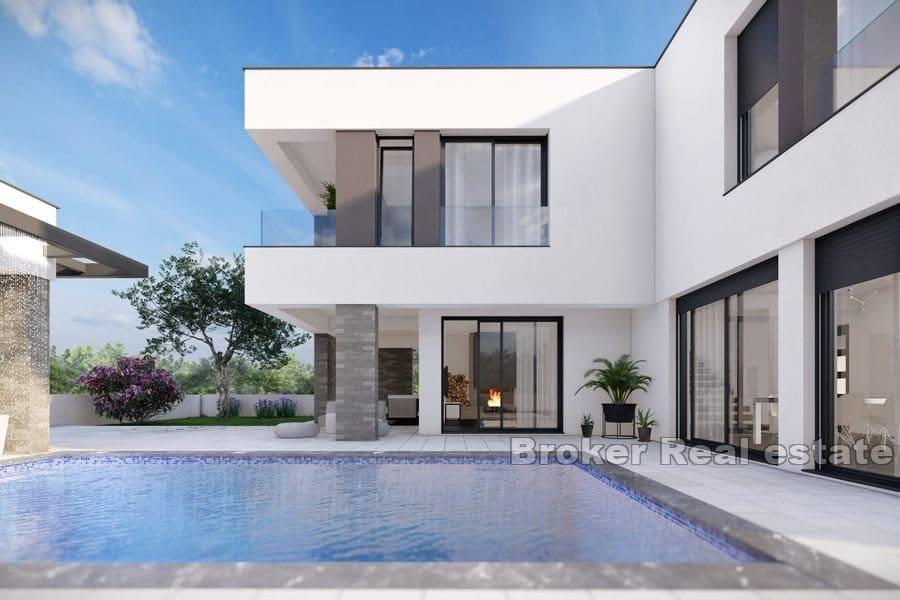Modern house with pool