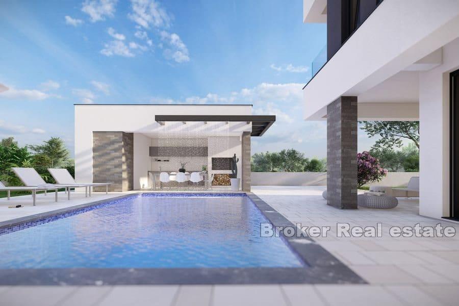 Nowoczesny dom z basenem