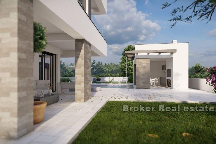 Modern house with pool