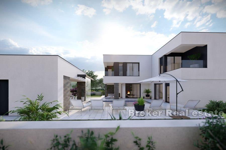 Modern house with pool