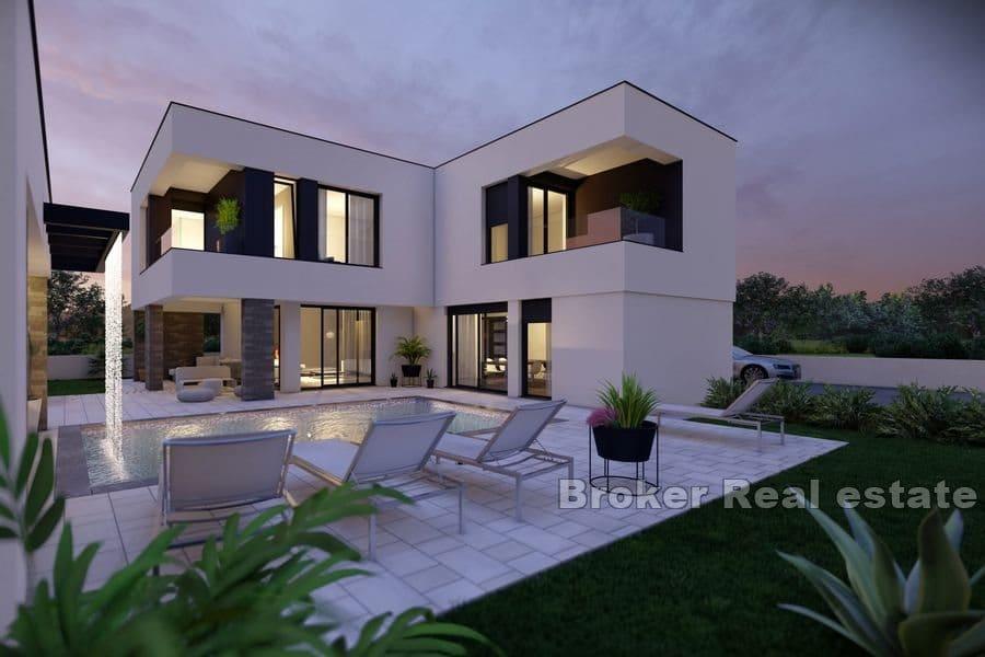 Nowoczesny dom z basenem