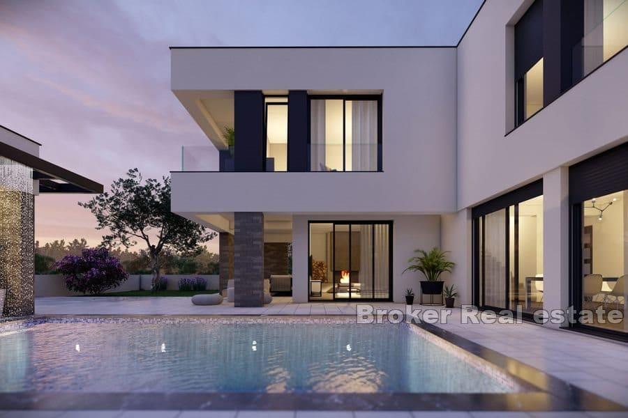 Modern house with pool