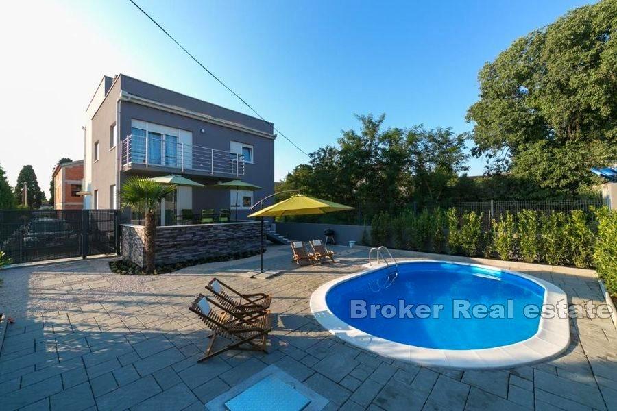 House with pool near the sea