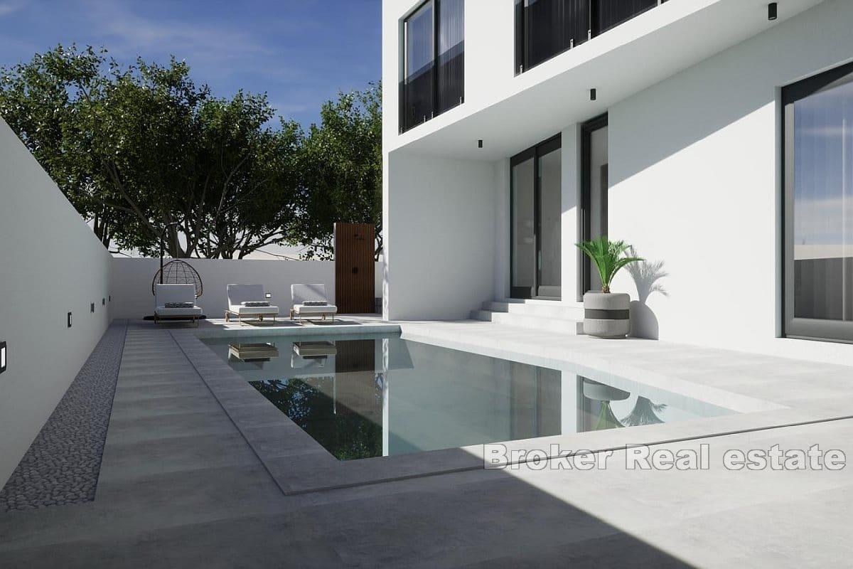 Строящаяся вилла недалеко от моря и пляжа