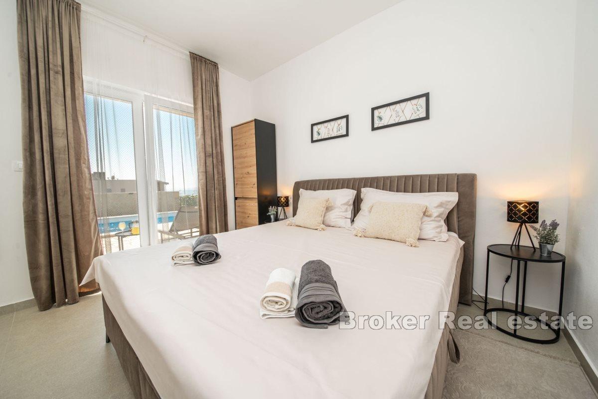 Newly built house with a sea view