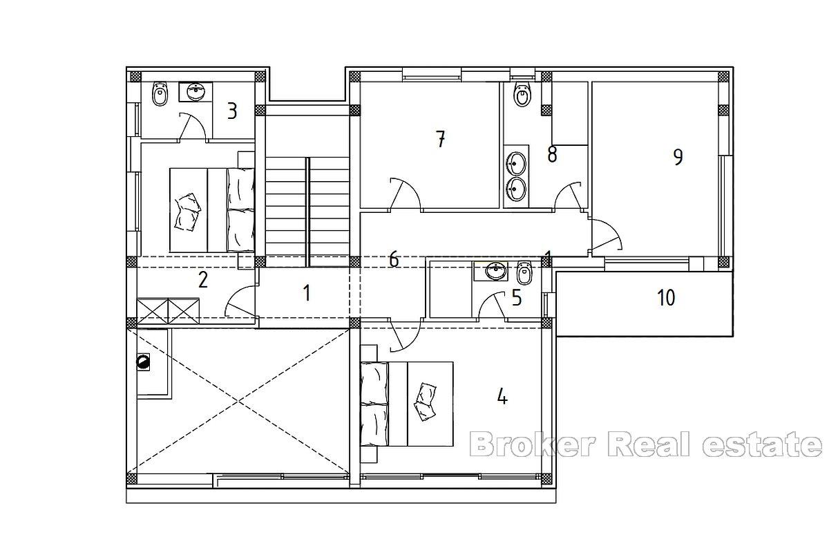 Nowoczesna willa z basenem blisko morza