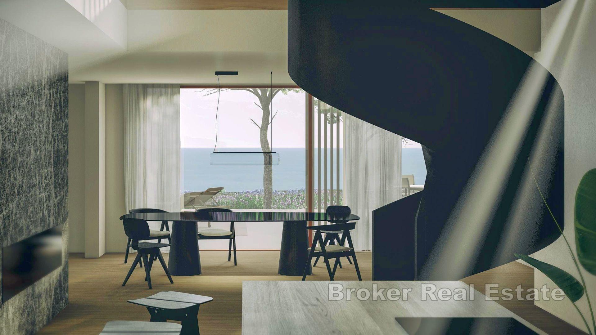 Villa di nuova costruzione in prima fila sul mare