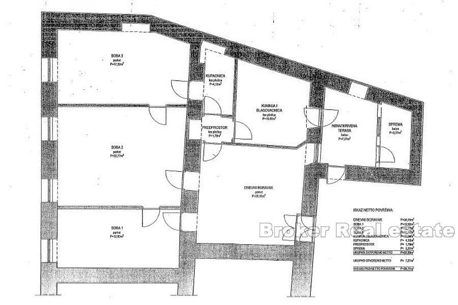 Three bedroom apartment, by the sea, for sale