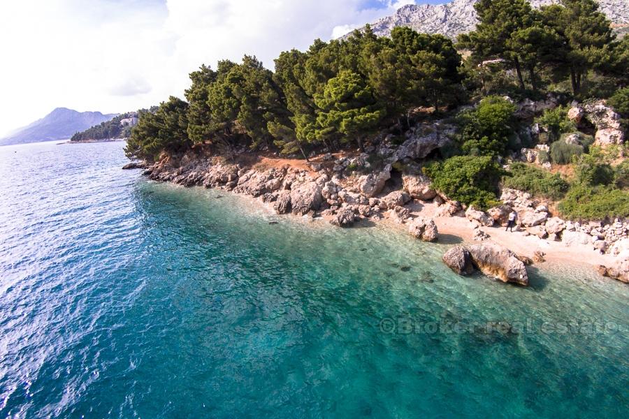 Attraktiv byggeplass, strandpromenade, til salgs