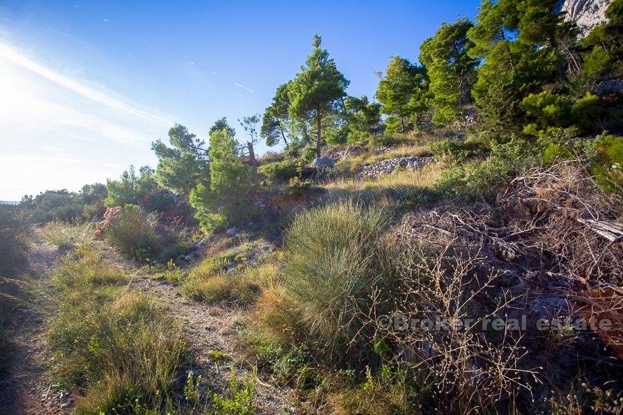 Zemljište s pogledom na more, na prodaju