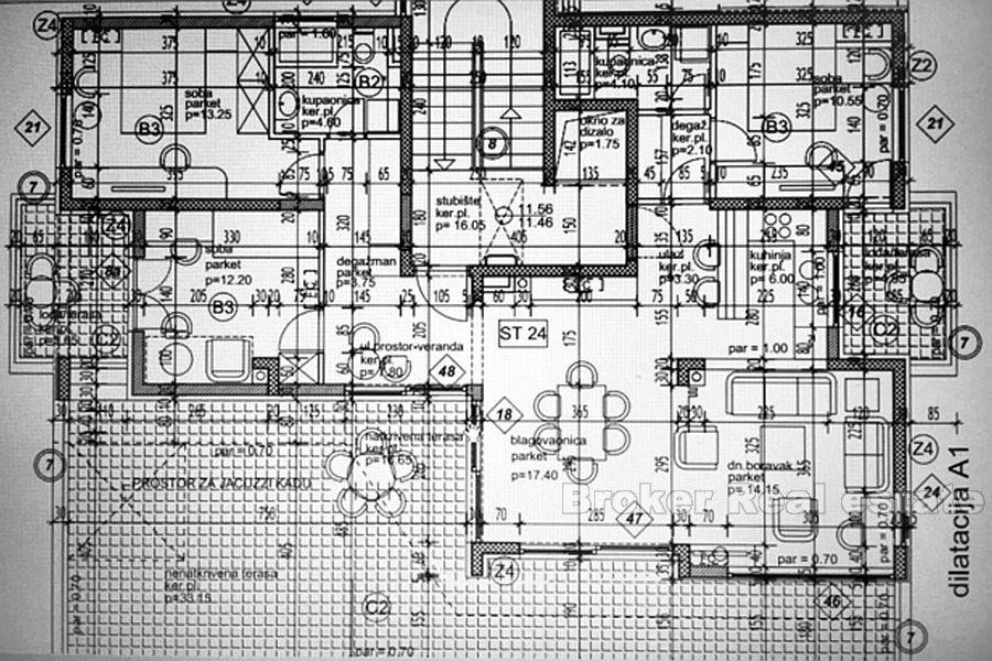 Penthouse on the Trogir Riviera, for sale