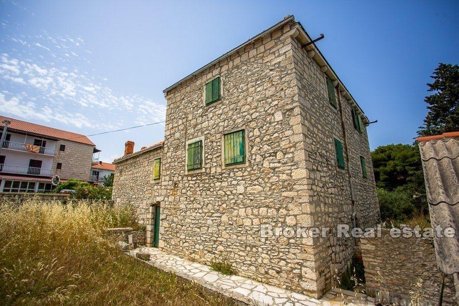 Old stone villa, seafront, for sale