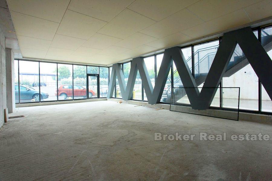 Business space on the ground floor