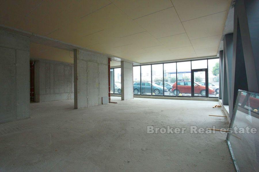 Business space on the ground floor